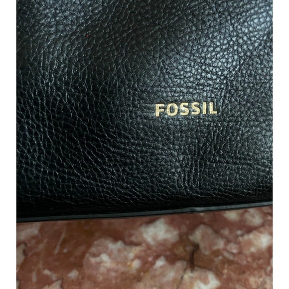 Fossil Parker Convertible Backpack Black Pebble Leather ZB1515001 EUC! $238 main image 10